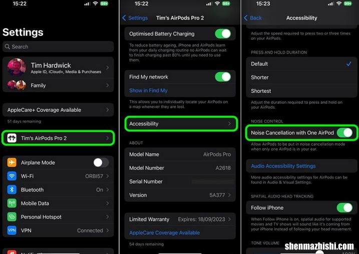 AirPods Pro怎么单耳降噪，AirPod耳机开启降噪功能
