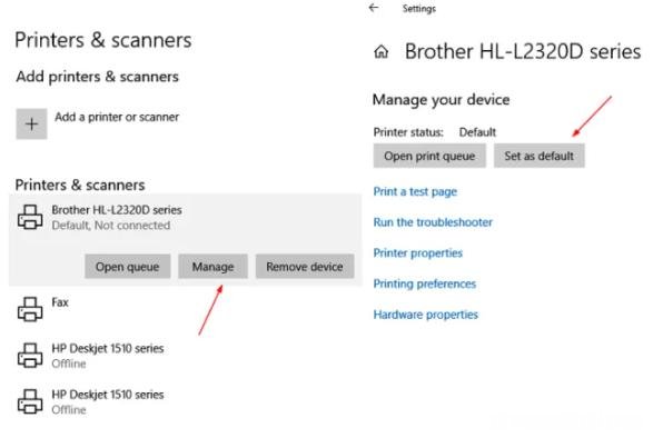 win11系统设置默认打印机 默认打印机自动变了