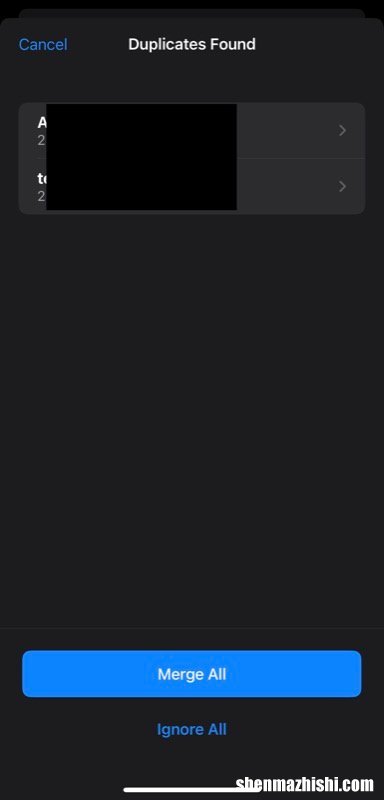 如何在iPhone合并重复的联系人，苹果通讯录去重复教程