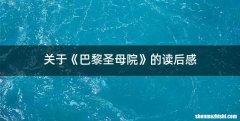 关于《巴黎圣母院》的读后感