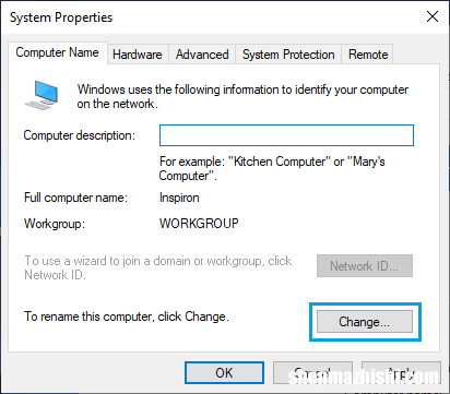 如何在Windows10中更改计算机名称