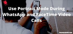 如何在FaceTime和WhatsApp视频通话中使用人像模式