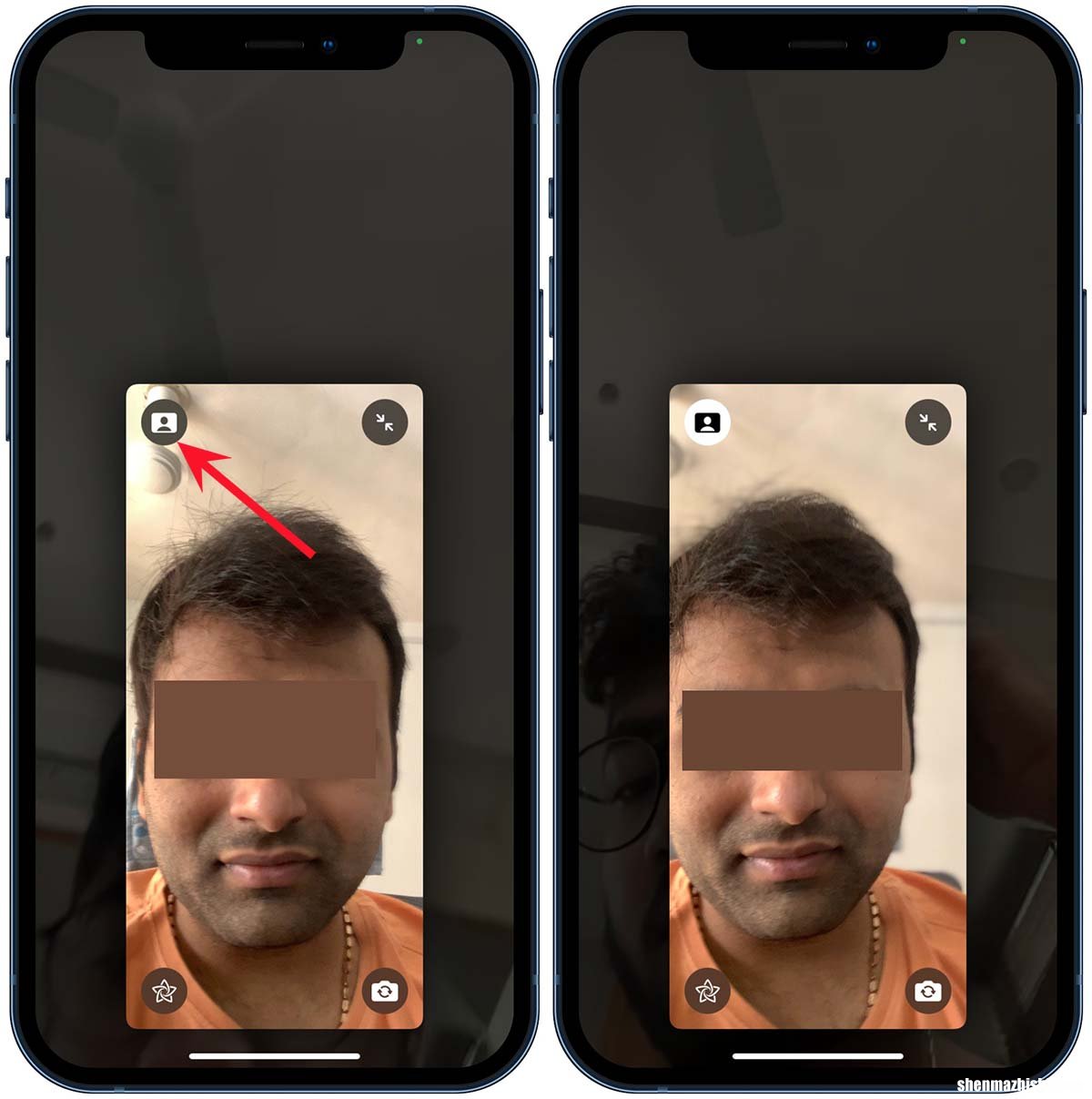 如何在FaceTime和WhatsApp视频通话中使用人像模式