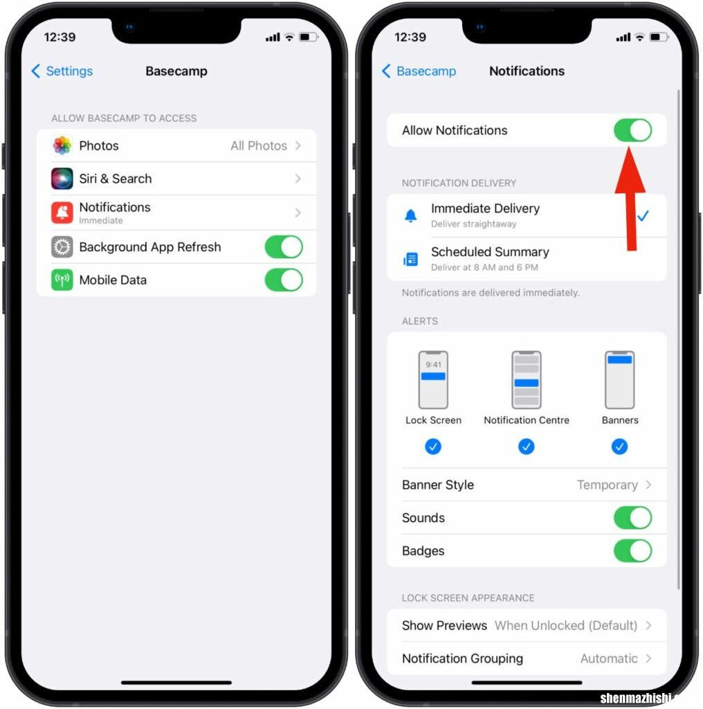 iphone消息没有通知，苹果手机没有消息通知设置方法
