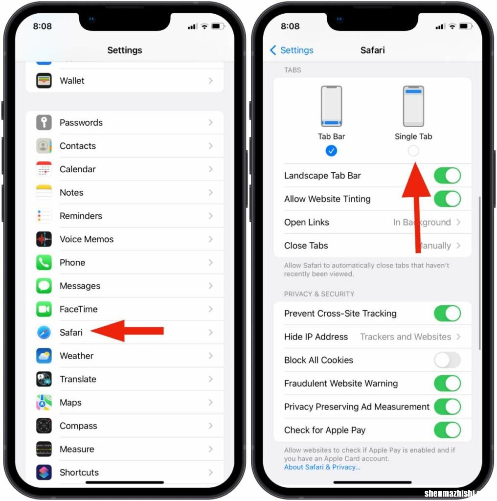 苹果改浏览器位置 iPhone如何将Safari地址栏移到顶部