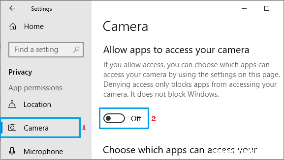 如何防止应用程序访问Windows10中的网络摄像头