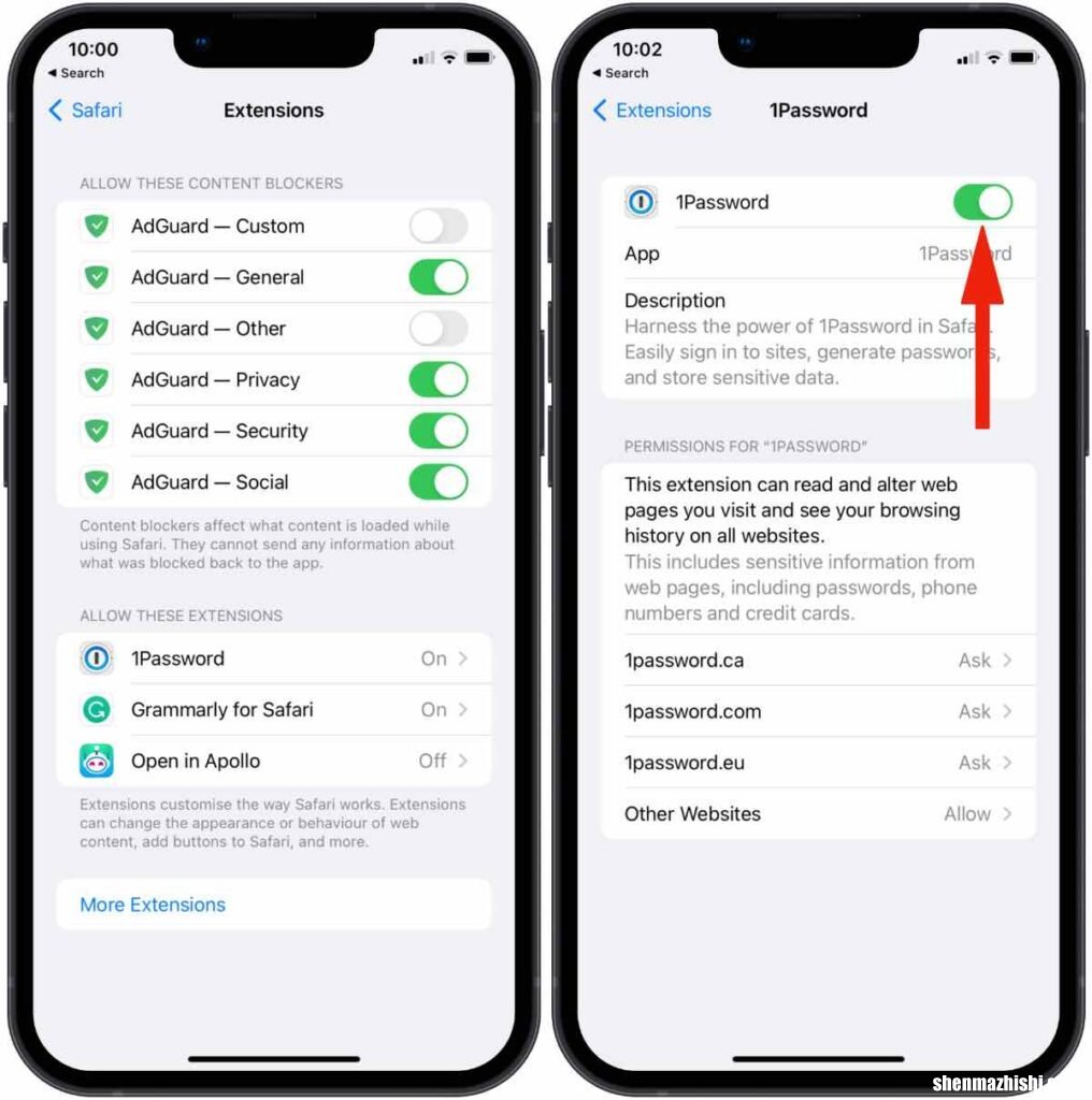 iPhone手机Safari扩展设置，苹果iPad浏览器教程