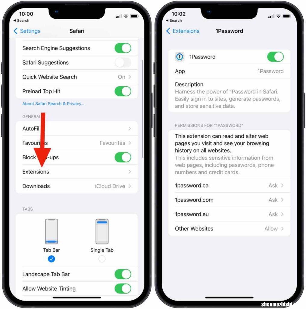 iPhone手机Safari扩展设置，苹果iPad浏览器教程