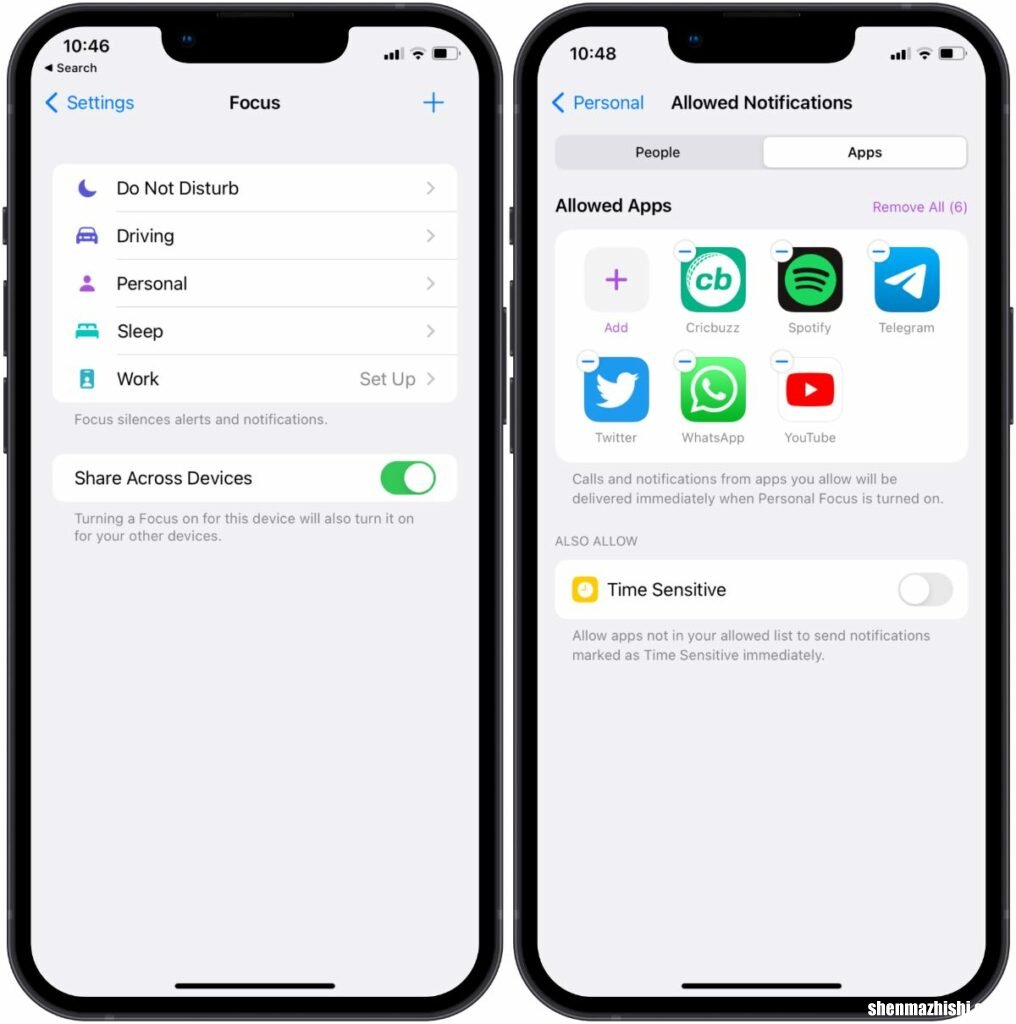 iPhone启用对焦模式，防止苹果上的来电通知