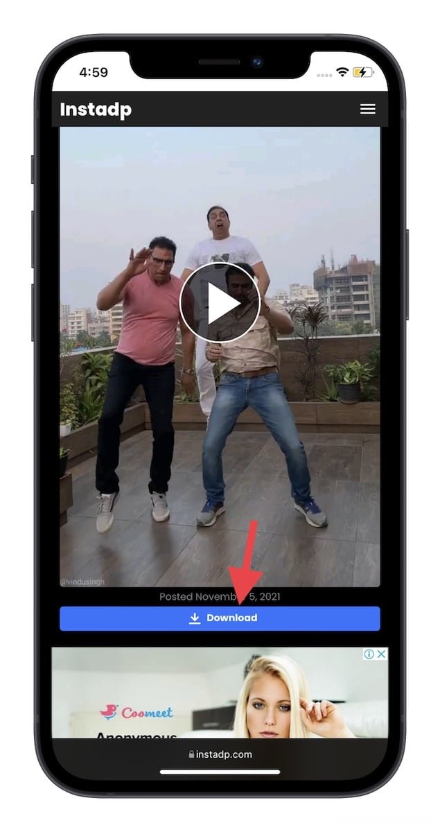 使用教程 如何在iPhone上下载Instagram Reels