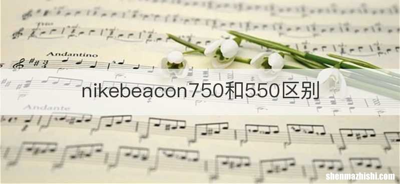 nikebeacon750和550区别