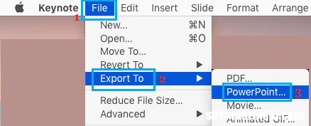 如何将Keynote演示文稿转换为PowerPoint