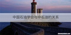 中国石油学会与中石油的关系