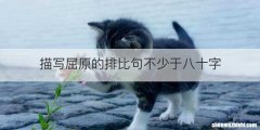 描写屈原的排比句不少于八十字