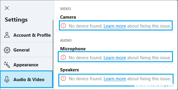 如何修复Skype视频在Windows10中不起作用