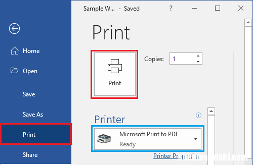 2023方法 如何在Windows10中打印为PDF