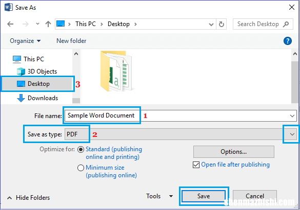 如何在微软Word中另存为PDF或打印为PDF