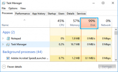 电脑开机磁盘100%解决方法 Win10磁盘占用100%怎么办