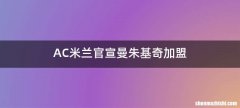 AC米兰官宣曼朱基奇加盟