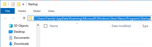如何访问Windows10中的启动文件夹位置