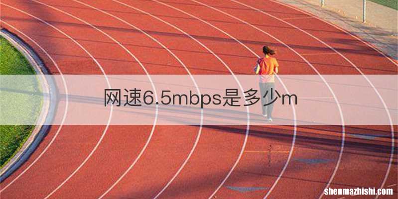 网速6.5mbps是多少m