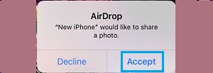 如何将照片从iPhone空投另外苹果手机