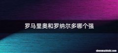 罗马里奥和罗纳尔多哪个强
