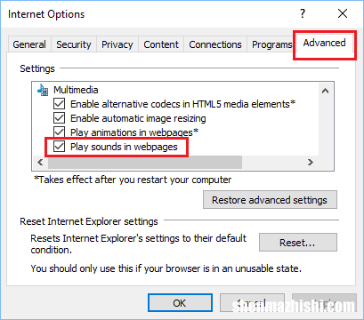 如何修复Internet Explorer中没有声音