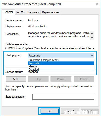 修复：Windows10中的音频服务未响应错误