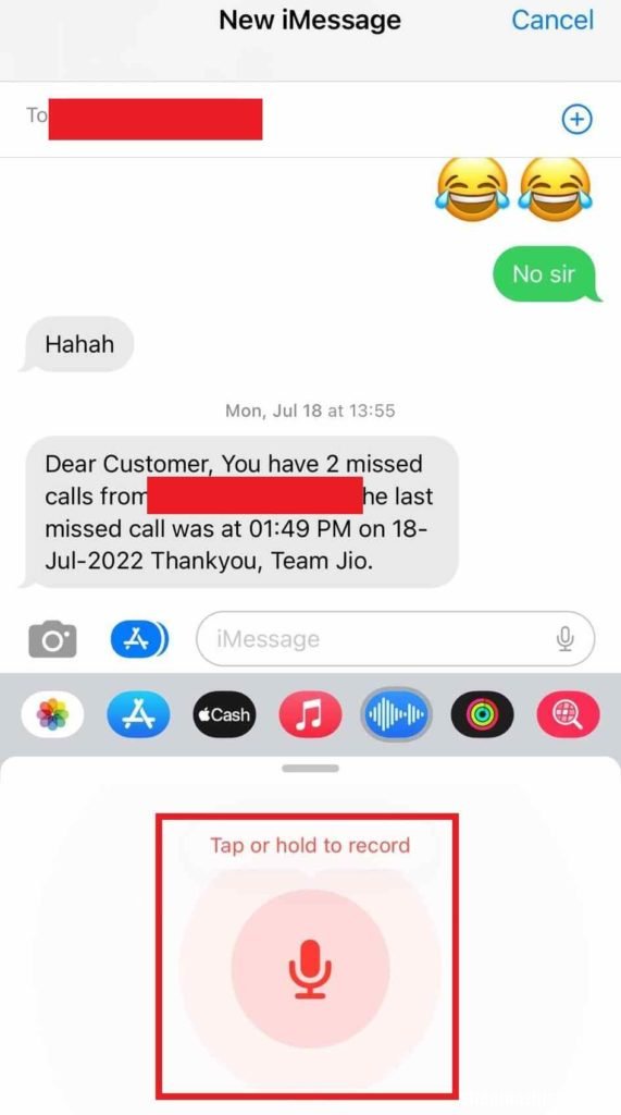 如何在iOS16中在iPhone上发送语音消息