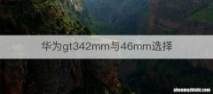 华为gt342mm与46mm选择