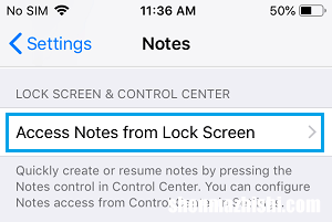 如何在iPhone上将备忘录[Notes]添加到控制中心