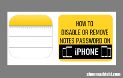 如何在iPhone上删除或禁用Notes[备忘录]密码
