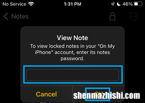 如何在iPhone上删除或禁用Notes[备忘录]密码