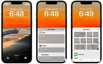 苹果手机iOS16锁屏指南：小部件、自定义选项等