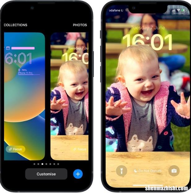iOS16如何切换到不同的苹果手机锁定屏幕