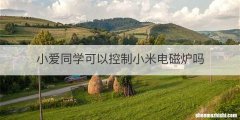 小爱同学可以控制小米电磁炉吗