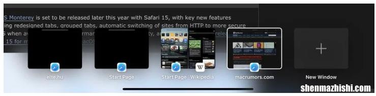 iPhone或iPad教程 苹果浏览器上消失的Safari标签页