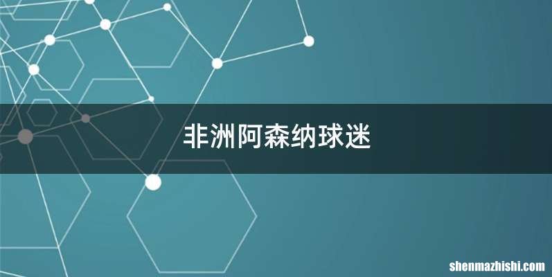 非洲阿森纳球迷