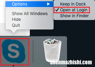 如何阻止Skype在Mac笔记本电脑上自动启动