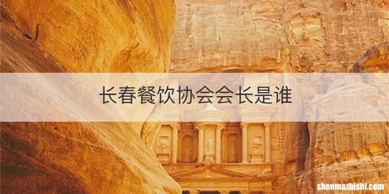 长春餐饮协会会长是谁