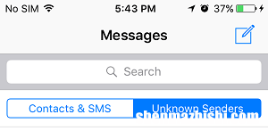 在苹果iPhone上过滤来自未知发件人的邮件