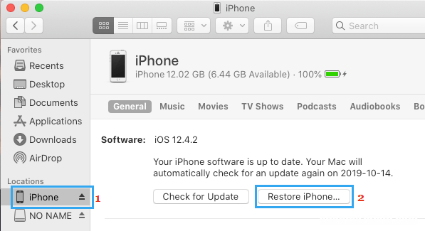 如何从Mac电脑上的备份恢复iPhone手机