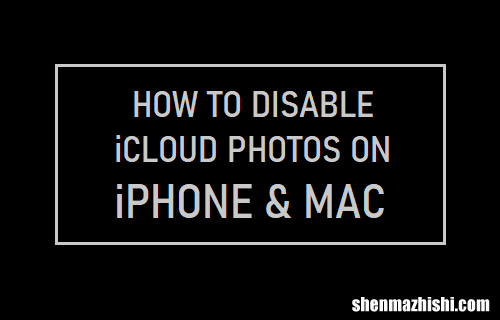 如何在iPhone和Mac上禁用iCloud照片