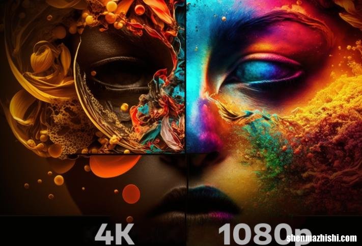 1080p对比4K画质那个更好，显示器分辨率对决！