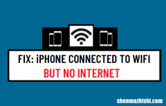 修复苹果iPhone连接到WiFi但没有互联网