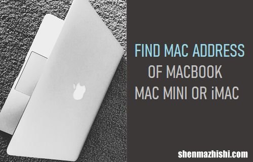 查找苹果笔记 本、MacMini或iMac的MAC电脑地址