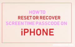 如何在iPhone和iPad上重置屏幕时间密码