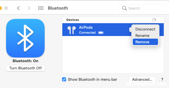 苹果AirPods无法连接到MacBook修复方法