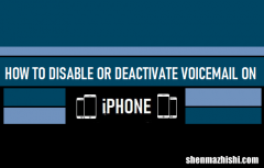 如何在苹果iPhone上禁用或停用语音邮件